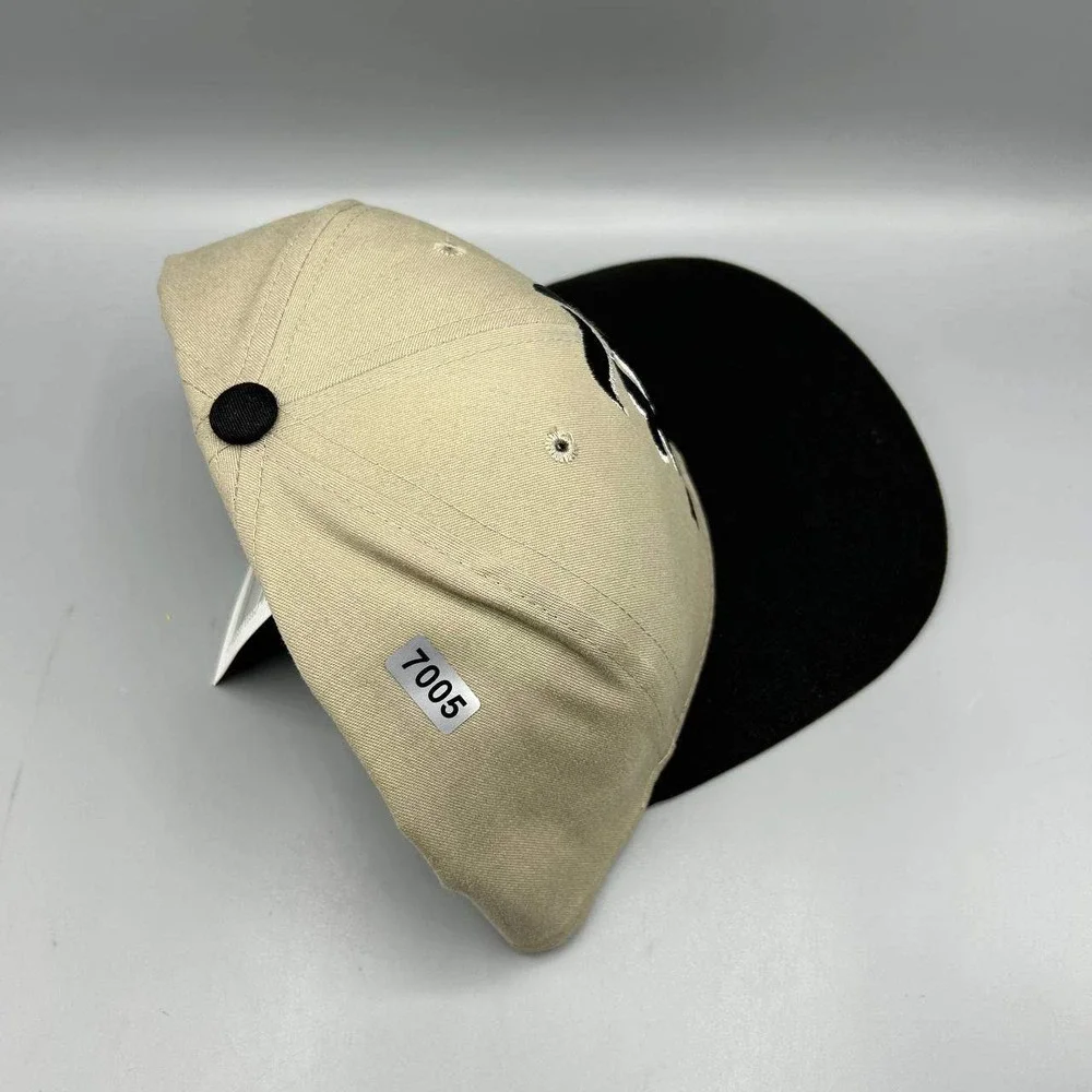 Vintage Las Vegas Raiders NFL Hat Men Beige Twins Enterprise Snap Back Cap New